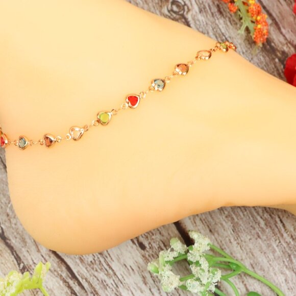 "Dainty Anklet for Women – Elegant Everyday Jewelry & Perfect Gift | MLCRC1307 - Picture 1 of 10
